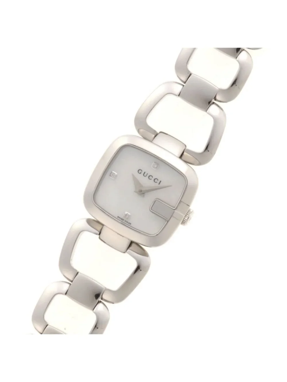 Gucci 125.5 Watch Stainless Steel Shell Quartz